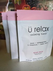 U Relax Calming Tonic Multi Packs Mixed Berry & Pineapple New w/mixing cup Lot