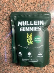 MULLEIN GUMMIES. Relief, Detox, Natural. 60 Gummies/30 Servings. Exp. 24/04/2027