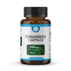 TrueMed Fenugreek Non-GMO & Gluten Free Extract Seed Supports Supplement 90 Cap