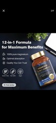 12-in-1 Magnesium Complex 700mg, High Absorption Forms for Daily Support
