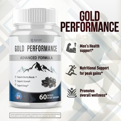 (2 Pack) Gold Performance for Men Advanced Formula Vitamin Supplement 120 Caps