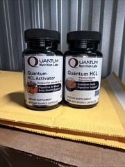 Labs HCL Activator & Quantum HCL – Pepsin Digestive Enzymes Supplement New