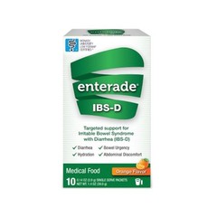 IBS-D Relief Powder Packets – Orange Flavor (3 Boxes, 30 Single-Serve Packets)