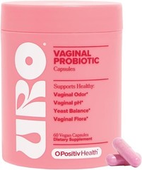 O Positiv URO pH Balance Vaginal Probiotics, 60 Capsules