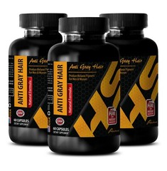 immune support pills – ANTI GRAY HAIR 1350mg – hair grow 3 Bottles 180 Capsules