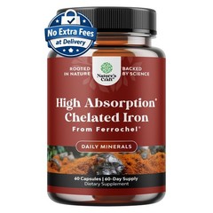 Suplemento de Hierro Bisglicinato Ferrochel con Vitamina C 85mg 60 Cápsulas