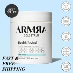 ARMRA Colostrum Health Revival Unflavored 120g 120 Servings Powder Supplement