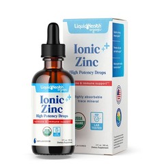 Organic Ionic Zinc Drops – High Potency Liquid Supplement for Immune Support