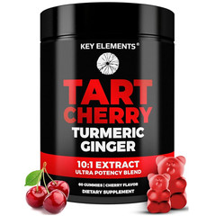 Tart Cherry Turmeric Ginger Extract Ultra Potency Blend Gummies 60 pc