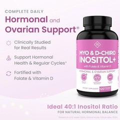 Optify Myo & D-Chiro Inositol – Vitamin D3, Folate – Hormone & Ovarian Support