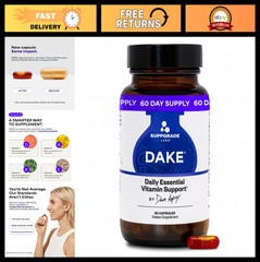 Synergistic Vitamin D-A-K-E Supplement | Immune, Bone, Joint & Heart Support | 6