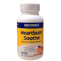 Enzymedica Heartburn Soothe 90 Tablets (Orange Vanilla) Exp 07/2026 New Sealed