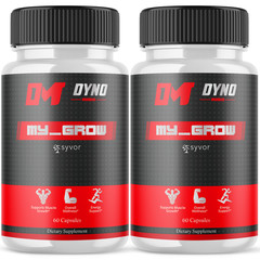 (2 Pack) Dyno My Grow Advanced Male Support Pill DynoMyGrow Vitamin 120 Capsules