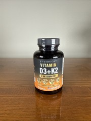VITBOOST Vitamin D3 + K2 5000 IU 90mcg 120 Capsules 2 in 1 Support