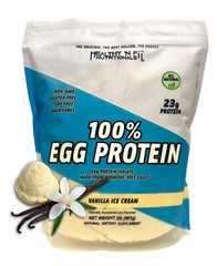 HEALTHY N FIT – 100% Egg Protein 2lb, Vanilla Ice Cream, Paleo, Vegan, Natural