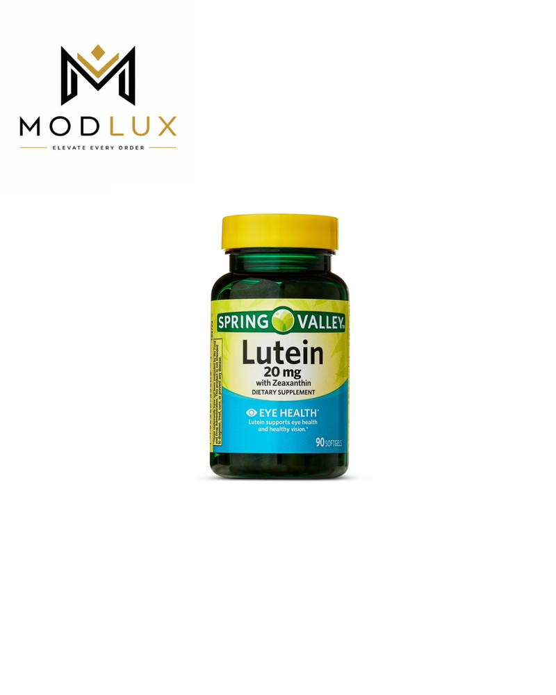 Spring Valley Lutein with Zeaxanthin Softgels, 20mg, Eye Health, 90 Count