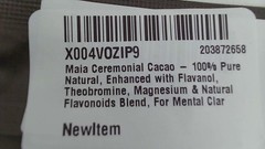 MAIA 100% Premium Ceremonial Cacao – 10.5 Oz – 30 Servings
