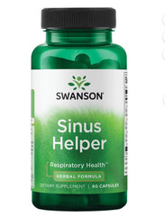 2x Swanson Sinus Helper total 120 Capsules best by 03/2027..