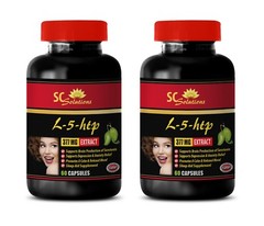 serotonin brain food – L-5-HTP – 5-htp enhanced – 2 Bottles (120 Capsules)