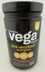 Vega Sport Pre-Workout Energizer Berry 16.2 oz (25 Servings) Supports Energy NEW