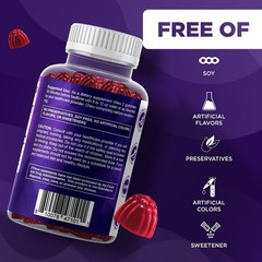 Natural Sleep Support: 20 mg Strawberry Melatonin Gummies, 60 Count