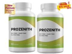 2 BOTTLES-Fat Zinc Caps Prozenith Soy Free | Dairy Free Gluten Free Enhance Immu