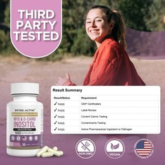 Swiss Activa+ Myo Inositol & D-Chiro Inositol Supplement – Hormone & PCOS Suppor