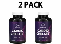 MRM, 2 PACK, Cardio Chelate with EDTA, 180 Vegan Capsules each (360 total!)