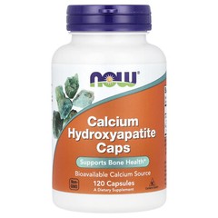 Now Foods Calcium Hydroxyapatite Caps 120 Capsules GMP Quality