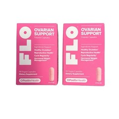Lot 2x FLO Ovarian Support Vitamin 90 Vegan Capsules Supplement Hormone Balance