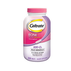 Caltrate D Plus Minerals Calcium Supplement with Magnesium & Zinc 320 Ct
