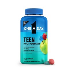 One A Day Teen Multivitamin for Boys Healthy Muscles Gummy Vitamins 150 Count