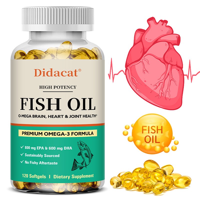 Fish Oil Supports Heart Brain Function 1400 Mg Of Epa Dha Shellfish Free