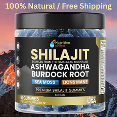 Himalayan Shilajit GOLD Gummies, Organic, Extremely 100% Natural, Fulvic Acid.