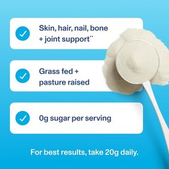 Proteins Collagen Peptides Powder Supports Hair, Nail, Skin, Bone & Join health