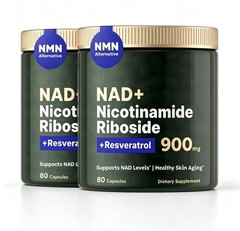 2X NAD+ Supplement for Anti-Aging Energy Focus|Nicotinamide Riboside Resveratrol