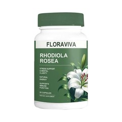 Floraviva Rhodiola Rosea Capsules Designed for Stress Relief & Energy,Non-GMO