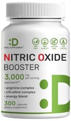 Nitric Oxide Booster L-Arginine L-Citrulline 3000mg 300 CAPSULES HIGHEST POTENCY