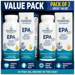 Nordic Naturals EPA Xtra Lemon 60 Soft Gels Pack of 2