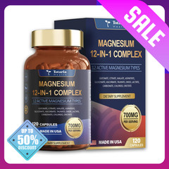 brand new! Totaria12 in 1Magnesium Complex 700mg Supplement with Glycine Citrate