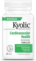 100 Count Aged Garlic Extract Tablets – Gluten-Free Support for Heart Wellness