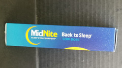 60 MidNite Back to Sleep Cherry Tablets, 1.5 mg Melatonin & Herbal Blend, *READ*