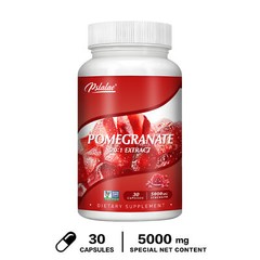 Pomegranate Capsules – Cardiovascular & Heart Health, Antioxidant, Anti-ageing