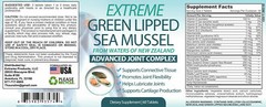 Green Lipped Mussel Joint Support & Cholesterol 660 Heart Supplement 60 Capsules