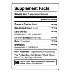 5X 6-in-1 Lymphatic Complex,Lymphatic Drainage Supplements|Herbal Blend HOT US