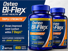 Osteo Bi-Flex Triple Strength Joint Health Tablets 200 Ct Pack of 2