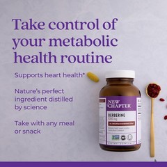 New Chapter – Berberine Supplement – 60 Ct exp 4/27