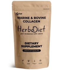 Multi Collagen Peptides Powder- Marine & Bovine – Type I , II, III Hydrolyzed
