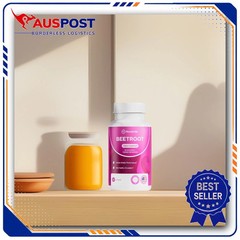 Rosabella Beet Root Powder Capsules 1300mg Supports Blood Pressure 3-Pack
