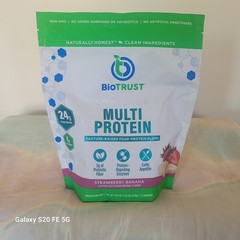 Low Carb, Multi Protein, Strawberry Banana, 1.16 lb (529 g)